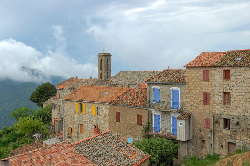 Le village de Serra di Scopamene<br />(Photo Jérome Rattat)
